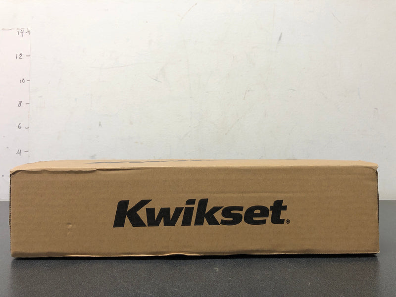 Kwikset 815SCEHFL-514 San Clemente Lower Handleset with Interior Halifax Lever, Minus Deadbolt - Matte Black