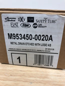 American Standard M953450-0020A Complete metal drain and stopper kit. Includes pivot rod, flange and stopper, tail piece and seal. For an overflow sink - Polished Chrome