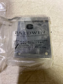 Baldwin 0395190 2-1/2 Inch x 3-5/16 Inch Flush Cabinet Pull - Satin Black