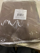 Ricardo 02585-70-096-33 Premium Velvet Mauve Solid 50 in. W x 96 in. L Rod Pocket With Back Tab Room Darkening Curtain Panel