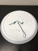 Commercial electric 564501111 16 in. Low Profile LED Flush Mount Round Closet Light Fixture 1700 Lumens 3000K 4000K 5000K Dimmable Hallway Stairwell