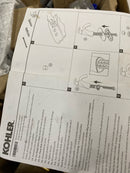 Kohler 27415-4N-BMB Tone Bathroom Sink Faucet, 0.5 gpm, Matte Black/Moderne Bronze