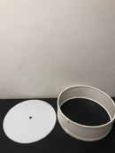 Hinkley Lighting 4231BN Hayes 3 Light 16" Wide Semi-Flush Drum Ceiling Fixture - Brushed Nickel