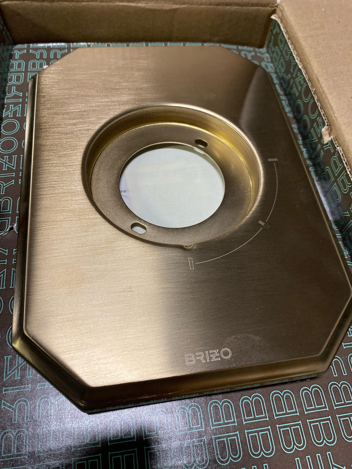 Brizo T60065-GL Beauclere Thermostatic Valve Trim Only with Integrated Volume Control - Less Rough In - Luxe Gold