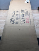 Z-Lite 1927-4V-CH Rubicon 4 Light 30" Wide Vanity Light with Textured Glass Shades - Chrome