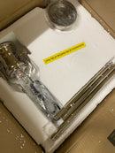 Elegant Lighting LD5001D13PN Eamon 13" Wide Pendant with an Aluminum Shade - Polished Nickel