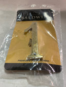 Baldwin Estate 90671.003.CD Solid Brass Traditional House Number One in Polished Brass, 4.75"