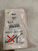 Panduit PDL-8-10 Dot-Matrix Self-Laminating Label, 0.80 by 1.44-Inch, Vinyl, White (10,000-Pack)