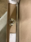 Delta Faucet 14-inch Ceiling Mount Shower Arm and Flange, Chrome Straight Shower Arm, Chrome U4998