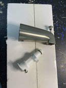 Miseno MNOTS250ZBN Slip-Fit Tub Spout with Integrated Shower Diverter - PVD Brushed Nickel