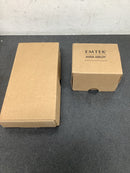 Emtek 4820HLOUS15RH Baden Right Handed Sectional Single Cylinder Keyed Entry Handleset with Helios Interior Lever - Satin Nickel
