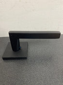 Emtek 505HLOUS19 Helios Reversible Non-Turning Two-Sided Dummy Door Lever Set from the Brass Modern Collection - Flat Black