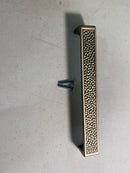 Sietto P-2002-8-SN Hammered 8 Inch Center to Center Handle Cabinet Pull - Satin Nickel