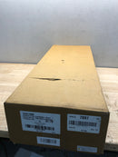 Signature Hardware 441377 Marconi Solid Bronze Full Plate Keyed Entry Single Cylinder Door Handleset with Interior Knob and 2-3/4" Backset - Dark Bronze