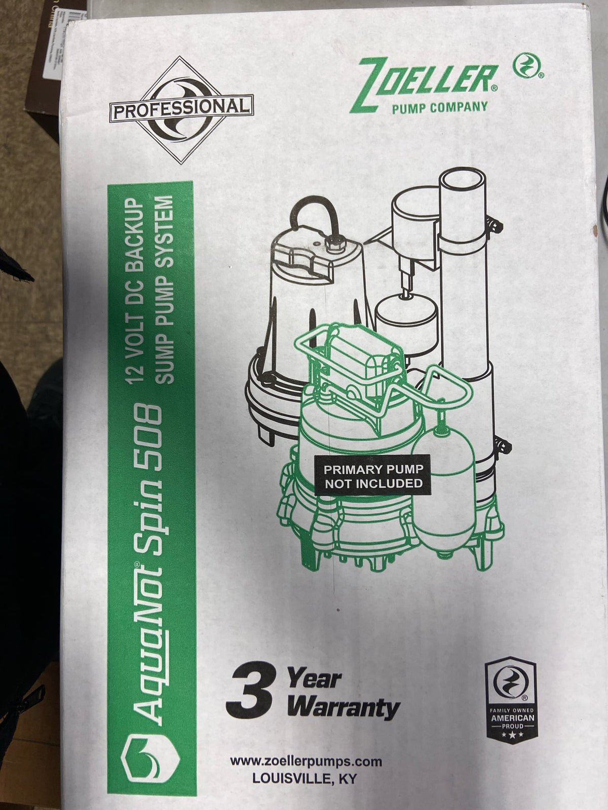 Zoeller 508-0005 Aquanot 508 Battery Back-Up System