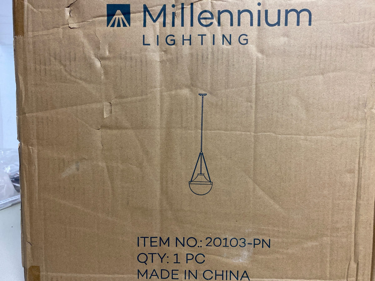 ML Lighting | Clarra Collection | 20103-PN | Indoor 3 Light Metal Pendant in Polished Nickel with Clear Glass Shade | Kitchens, Dining Rooms, Living Rooms, Entryways, Hallways
