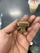 Miseno MCKTK3119 Nord 1-3/16 Inch Square Cabinet Knob - Champagne Bronze