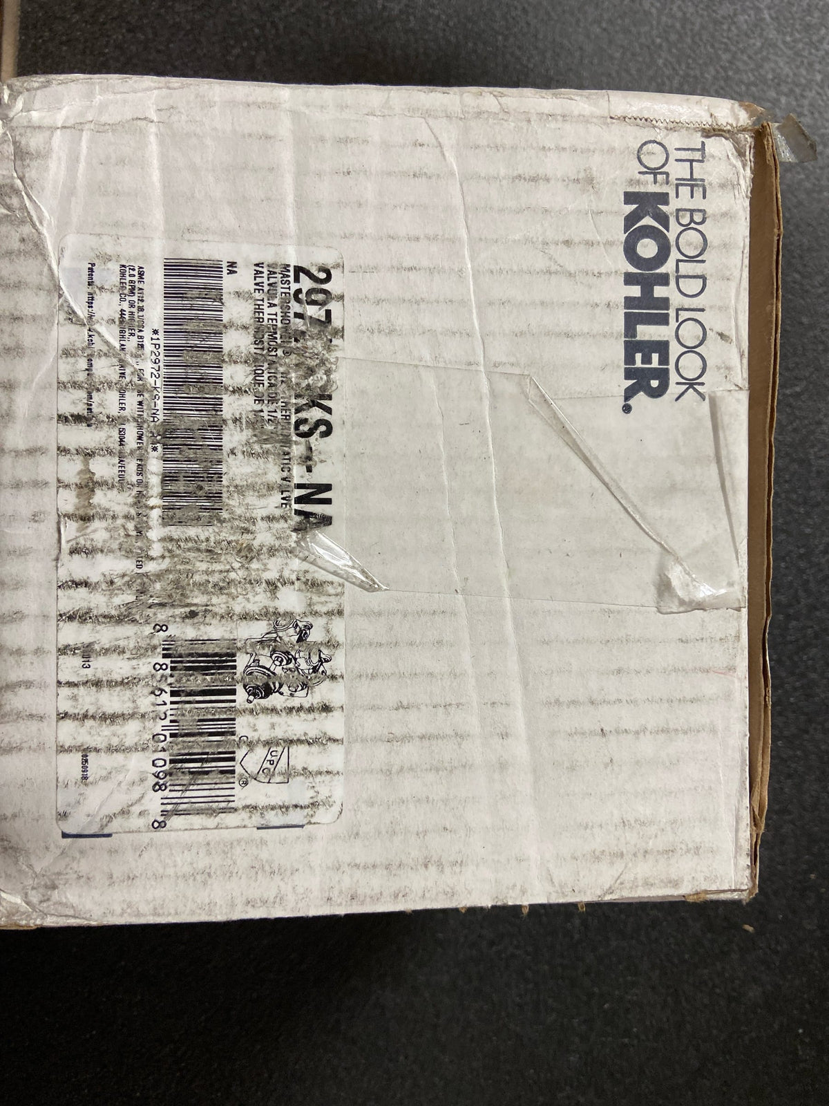 Kohler K-2972-KS-NA MasterShower 1/2 Inch Thermostatic Rough In Valve with 10.9 GPM Flow Rate - N/A