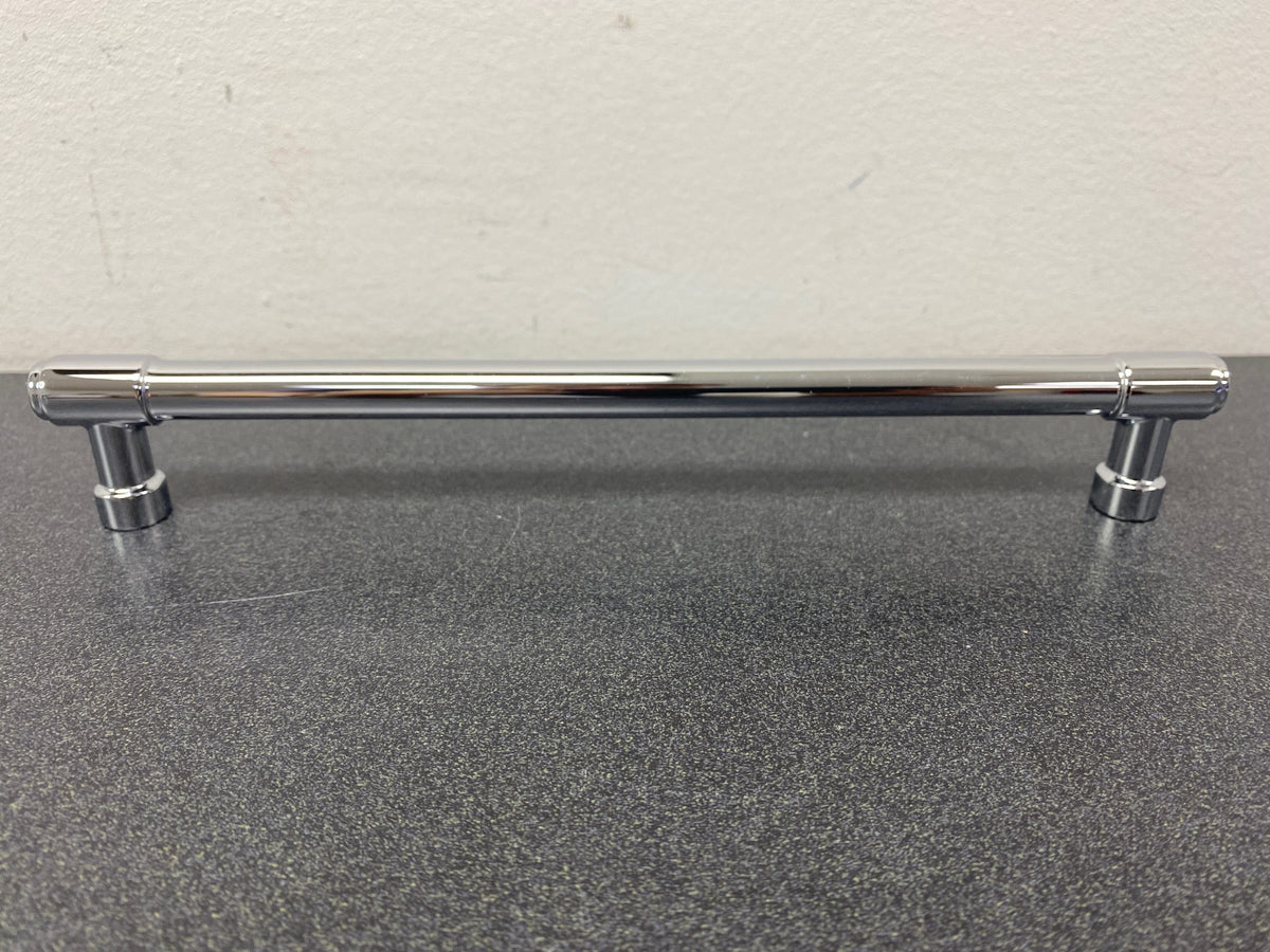 Emtek 86690US26 Jasper 8 Inch Center to Center Bar Cabinet Pull from the Industrial Modern Collection - Polished Chrome