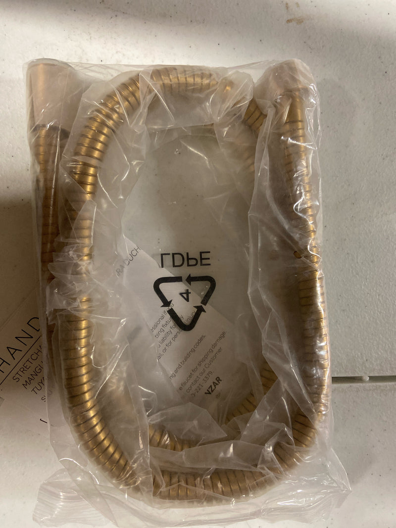 Signature Hardware SHH1010BG 60" Stretchable Hand Shower Hose - Brushed Gold