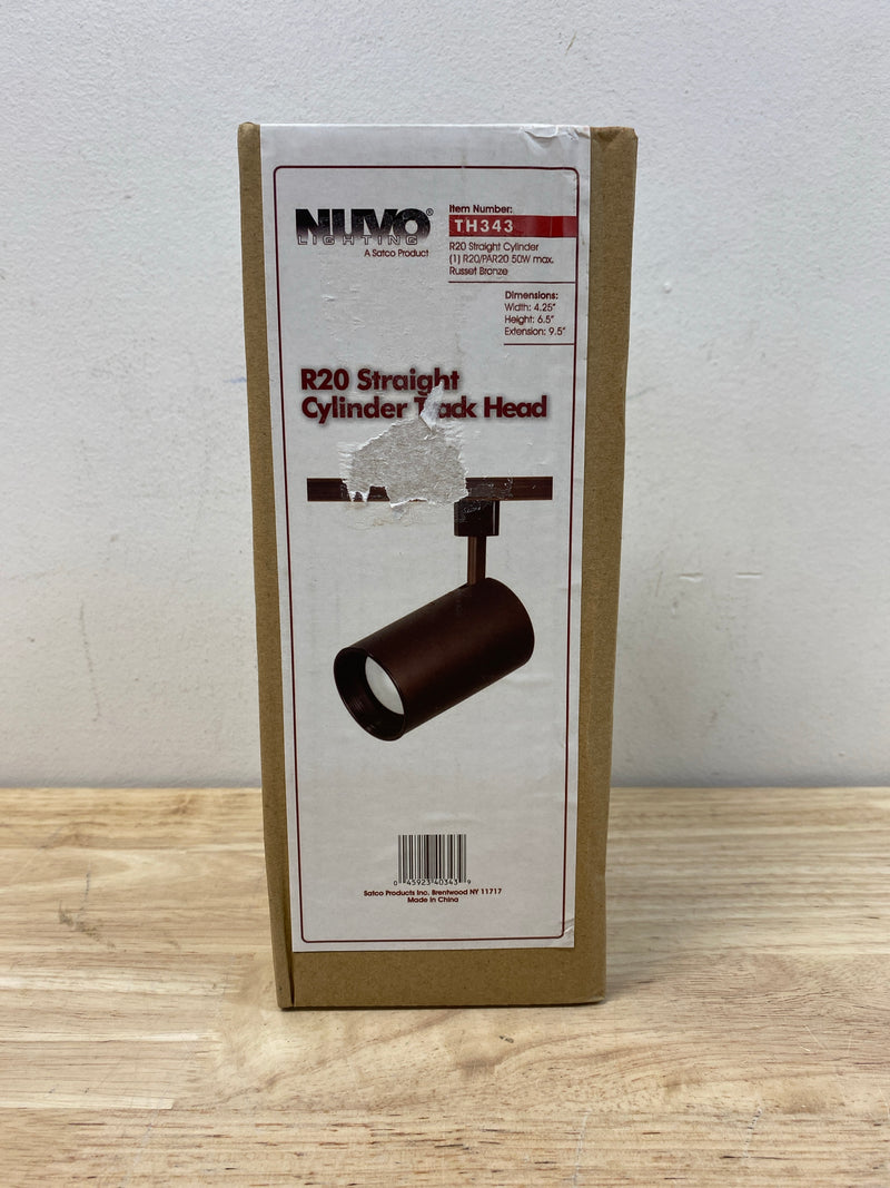 Nuvo Lighting TH343 Single Light 6-1/2" High H-Track Track Head - Russet Bronze