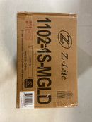 Z-Lite 1102-1S Orion 10" Tall Bathroom Sconce - Modern Gold