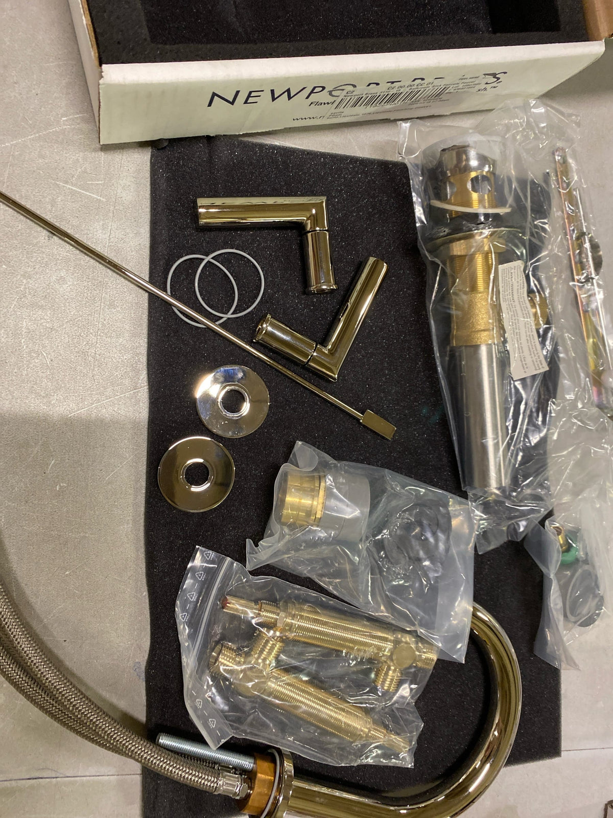 Newport Brass 3110-15 Pavani 1.2 GPM Widespread Bathroom Faucet with Pop-Up Drain Assembly - Polished Nickel