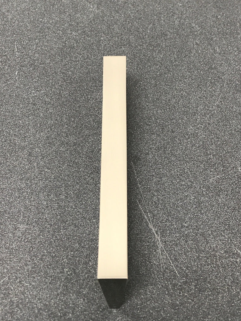 Berenson 2315-1BPN-P Swagger 6-5/16 Inch Center to Center Modern Angled Cabinet Handle / Drawer Pull - Brushed Nickel