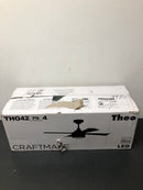 Craftmade THO42PN4 Theo 42" 4 Blade Indoor Ceiling Fan - Painted Nickel