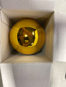 Globe electric 84649 40 Watt G40 Dimmable Gold Top Vintage Edison Incandescent Light Bulb, Soft White Light