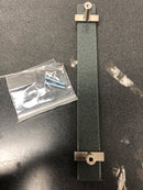 Sietto P-1902-9-PC Adjustable Center to Center 9 Inch Long Handle Cabinet Pull with Slate Gray Glass - Polished Chrome