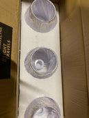 Elegant Lighting LD7322W26BRA Senna 3 Light 26" Wide Vanity Light - Brass / Clear