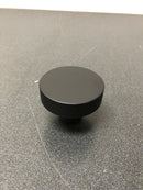 Baldwin FDSANxCONCQE190 Santa Cruz Full Dummy Full Plate Handleset with Non-Turning Dummy Interior Contemporary Knob - Satin Black