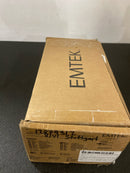Emtek 8141US19 10 Inch RH Stretto Rectangular Passage Sideplate Entry Set from the Brass Modern Collection - Flat Black