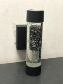 Artika AMP105-HDBL Essence Black Bubble Glass LED Indoor/Outdoor Hardwired Light