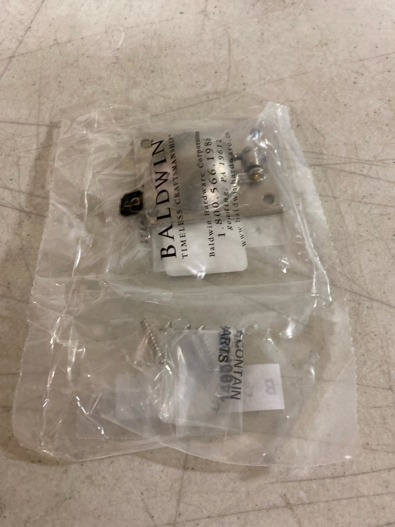 Baldwin 0394056 1-7/8 Inch x 2-1/2 Inch Flush Cabinet Pull - Satin Nickel