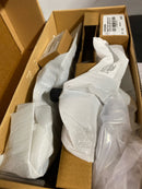 Signature Hardware 479113 Aurick Right Handed Solid Brass Keyed Entry Door Lever Set with 2-3/8" Backset