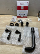 Rohl A2307LMTCBTO-2 San Giovanni 1.2 GPM Wall Mounted Widespread Bathroom Faucet - Tuscan Brass