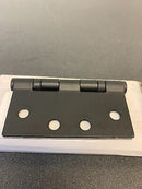 Emtek 94014US19 4" x 4" Steel Heavy Duty Square Corner Hinges Pair - Flat Black
