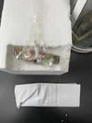 Globe electric 44537 Norman 1-Light White Outdoor Indoor Wall Lantern Sconce with Clear Seeded Glass Shade and Incandescent Bulb Included