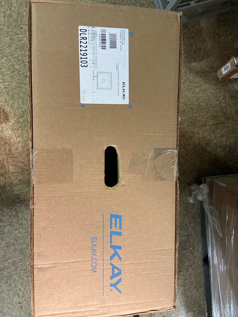 Elkay Lustertone DLR2219103 Single Bowl Top Mount Stainless Steel Sink