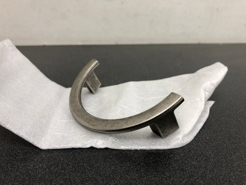 Top Knobs TK53PTA Half Circle 3-1/2 Inch Center to Center Handle Cabinet Pull from the Sanctuary Collection - Pewter Antique