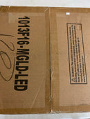 Z-Lite 1013F16-MGLD-LED Stari 17" Wide Flush Mount Drum Ceiling Fixture - Modern Gold