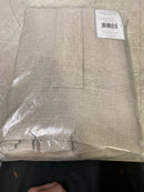 Exclusive home EH8473-04-1-63R Loha Natural Solid Light Filtering 3" Rod Pocket Tie Up Shade, 54 in. W x 63 in. L