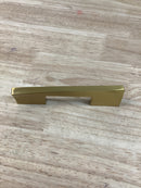 Belwith Keeler B076719-BGB Flex 3" Center to Center Thin Sleek Cabinet Handle / Drawer Pull - Brushed Golden Brass
