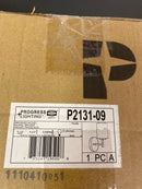 Progress lighting Replay Collection 1-Light Brushed Nickel Etched White Glass Modern Bath Vanity Light