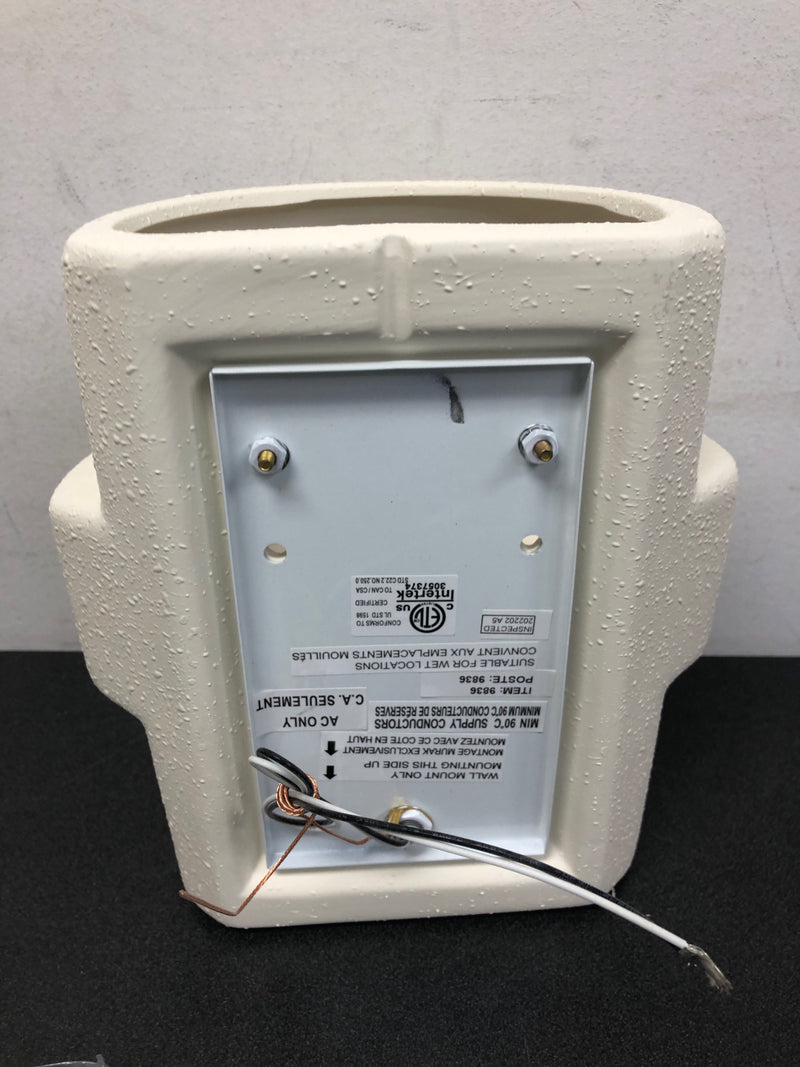 The Great Outdoors 9836 Ceramic 1 Light 8" Wide Dark Sky Outdoor Wall Sconce - Ceramic