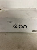 Elan 83918 Glacial Glow 2 Light 17" Tall LED Wall Sconce with Textured Ice Glass - Brushed Nickel