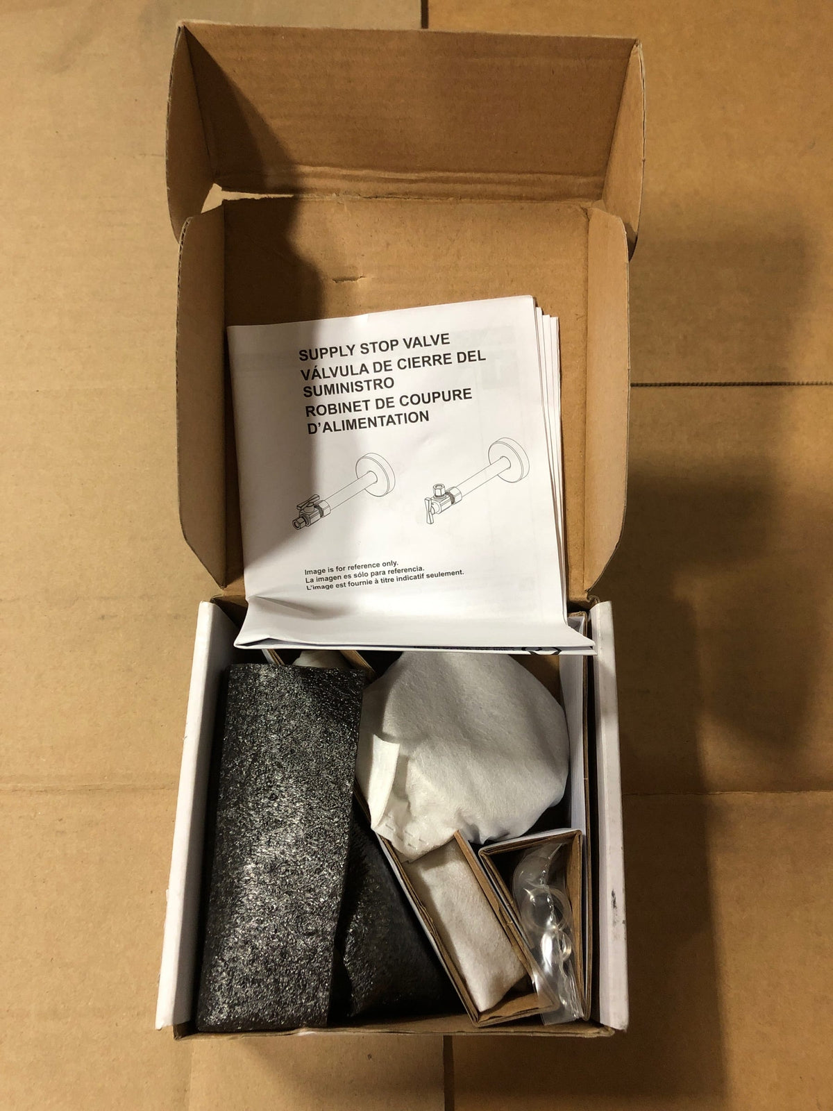 Delta DT021202-PN Straight Supply Stop Valve with Cross Handle - Less Supply Line - Brilliance Polished Nickel