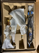 Signature Hardware 477029 Provincetown 1.2 GPM Widespread Bathroom Faucet with Metal Lever Handles and Pop-Up Drain Assembly